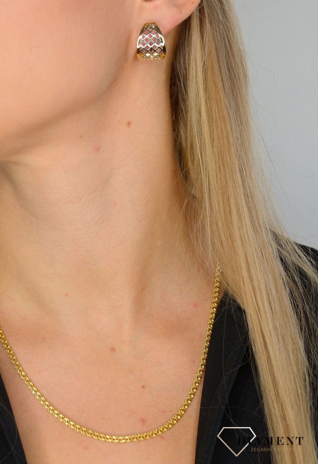 Złoty łańcuszek 585 o szerokości 3,5 mm ✅ Złoty łańcuszek został wykonany z najwyższej jakości złota próby 585. ✅.jpg